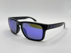 Oakley Holbrook OO9102-67 Black Ink/Purple Icons Sunglasses 55-18mm