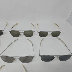 Randolph Engineering 5 1/2 AF 52 [] 20 Aviator Sunglasses Frames Only Silver