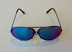 Porsche Design P’8478 Sunglasses, Black Titanium with 2 Sets of Lenses and Case