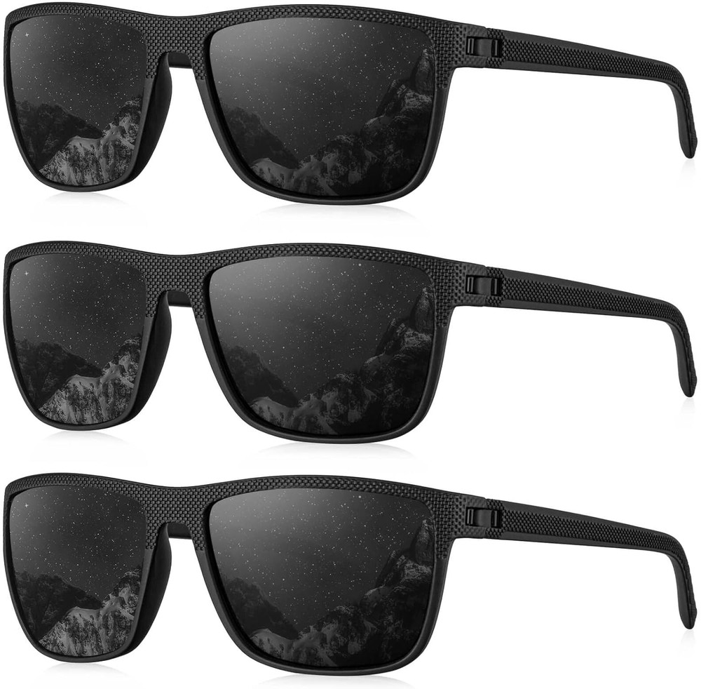 Polarized Sunglasses for Men, Lightweight Sun Glasses with UV Protection for Dri