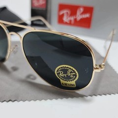 Ray-Ban RB3026 Aviator Sunglasses Gold Frame Glass Lens 62 mm Brand NEW-3026