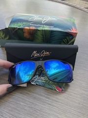 Maui Jim Red Sands Blue Polarized Sunglasses NEW IN BOX $259 432-2M/MJ0432S-003