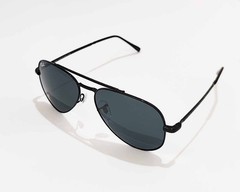 Ray-Ban Sunglasses RB3625 New Aviator Polished Black Frame Dark Grey Lens 58mm