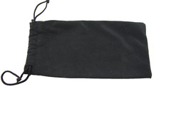 Men’s Woodies Walnut Wood Sunglasses Black Plastic Polarized Lenses Case & Bag