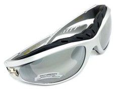 MOTORCYCLE Riding Padded Safety Protective SUN GLASSES GOGGLES Wind Resistant C5