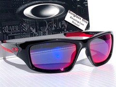 Oakley VALVE Black Ducati Red POLARIZED Positive Red Mirror Sunglass 9236-02