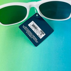 Trend Sunglasses For Unisex Adult/Teens, 100% UVA/UVB Protection, White Mirrored