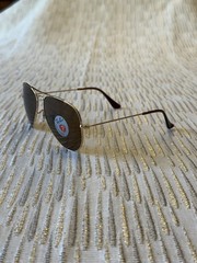 Ray-Ban RB3025 Aviator Large Metal 001/57 Polarized Brown Sunglasses 58-14 135mm