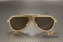 DOLCE N GABBANA DG2309 02 73 Gold Dark Brown 43 mm Men’s Sunglasses