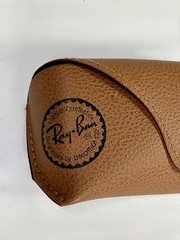 Ray-Ban RB3362 Cockpit Aviator Sunglasses Unisex Silver Orange Mirrored W/ Case