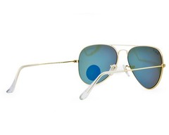 Ray-Ban Sunglasses RB3025 Aviator Classic 58mm Gold Frame Polarized Green Lens