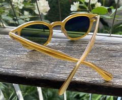 Green sunglasses Johnny Depp glasses men green glass sunglasses blonde glasses