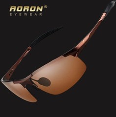 Aluminium Photochromic Polarized Sunglasses Mens Driving Outdoor Sport Glasses