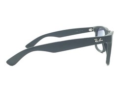 Ray-Ban RB 4165 JUSTIN 622/T3 Matte Black Sunglasses Gray Polarized 54-16 145