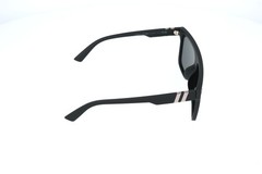 Blenders Scifi Dark Flatter Black Shield Polarized Sunglasses 148-16-145