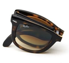 Ray-Ban Folding Wayfarer RB4105 710 54mm Gloss Tortoise Light Brown Gradient