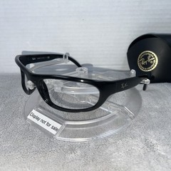 Ray-Ban RB 4033 601 Black Rectangular Sunglasses Frames ONLY Made in Italy