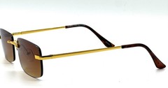Sunglasses Rectangular Classic Retro Shades Casual Style Street Wear Metal Gafas
