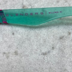 Lof Of 2 Blenders Millenia X2 Dance Electric Polarized Sunglasses Teal Pink