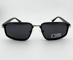 HAVVS HV68119 A Men’s Polarized Sunglasses Black Gold UV400 Driving Glasses New