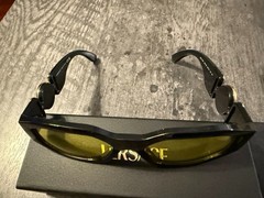 Versace 0VE4361 GB1/85 Black/ Yellow Square Men’s Sunglasses