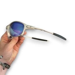 Oakley Penny & Juliet X-Metal Sunglasses Gray Frame Blue Lens Vintage Rare