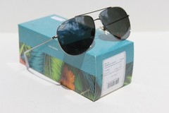 MAUI JIM Hauoli POLARIZED Sunglasses 665-16A Gold/Neutral Grey Aviator NEW