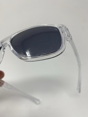 Oakley Breadbox Sunglasses OO9199-36 Polished Clear/Grey