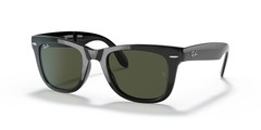 Ray-Ban RB4105 601 54mm Folding Wayfarer Black Sunglasses