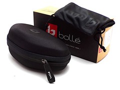 Bolle Icarus Rimless Sunglasses Acid Yellow Matte with Blue Shield Lens BS016007