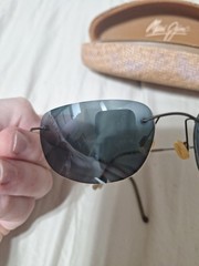 Maui Jim Kapalua MJ-502-02 Titanium Flex Sport Gunmetal Gray Made in Japan