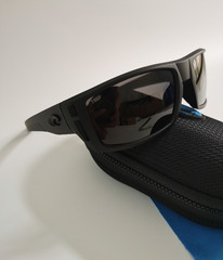 Costa Del Mar Men’s Diego Matte Black /Gray Mirror Polarized Sunglasses 580p