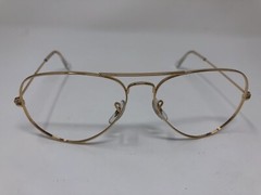 Ray Ban Sunglasses RB3025 001 Gold Large Metal Aviator 58-14-135 58mm ITALY HC82