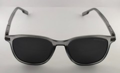 Montblanc Full Rim Sunglasses / Gray Frame / 100% UV Protected Black Lenses