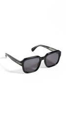 QUAY – Mens Sunglasses, Square Lenses with UV Protection (Playback, Black)