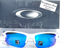 Oakley FLAK XXS YOUTH Matte White PRIZM Sapphire Blue Lens Sunglass OJ9008-07