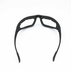 1 PAIR Combo Padded Goggles Wind Resistant Sunglasses Motorcycle Riding Glasses