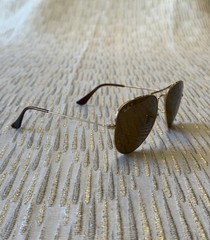 Ray-Ban RB3025 Aviator Large Metal 001/57 Polarized Brown Sunglasses 58-14 135mm
