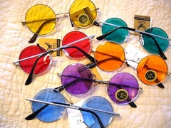 JOHN LENNON Sunglasses LARGER 2″ Classic Hippie 80’s Round Glasses COLORS 711050