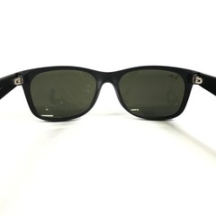 Ray-Ban Sunglasses RB2132 NEW WAYFARER 622/30 Matte Black w/ Silver Flash 55 mm