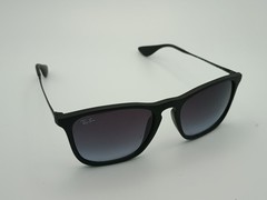 Ray-Ban Chris RB4187 622/8G Square Black Frame Gray Gradient Lens 54-18-145