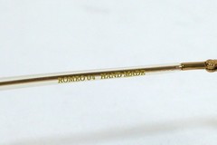Hilton Classic Round 44mm Sunglasses Rolled Gold Frame