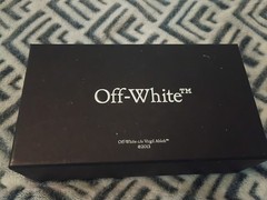 Off-White Manchester OERI129 Eyeglasses Black Grey 1007 Authentic 54mm