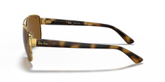 Ray-Ban RB3663 Polished Arista Gold/B-15 Brown Polarized 60 mm Sunglasses