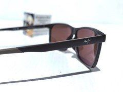 NEW Maui Jim PULAMA Matte Brown POLARIZED ST Bronze GLASS Sunglass H618-01