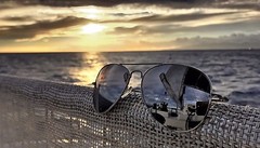 Aviator “SILVER STAR” Men Guy Mirror Reflective Metal Sunglasses Aviator Shadz