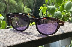 Men Purple Sunglasses Johnny Depp Violent Sunglasses Women’s Tortoise Glasses