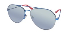 NEW DIFF CAPTAIN AMERICA SUNGLASSES PILOT MENS 0BLE METAL & PLASTIC 61-15-145