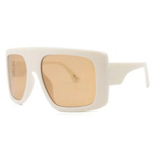 Sunglasses Retro Vintage Beige Lens Modern Men Stylish UV400 Sun Protection Male