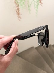 New Ray Ban Blaze Wayfarer RB4440-N 4440 Black G15 Lens 141mm Width Lightweight